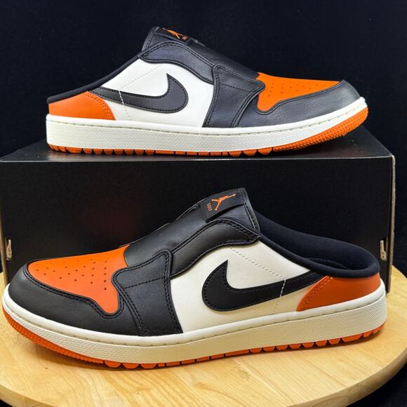 Size 10 Nike Men\'s Air Jordan 1 Mule Golf Shoes Shattered Backboard FJ1214-800 main image 6